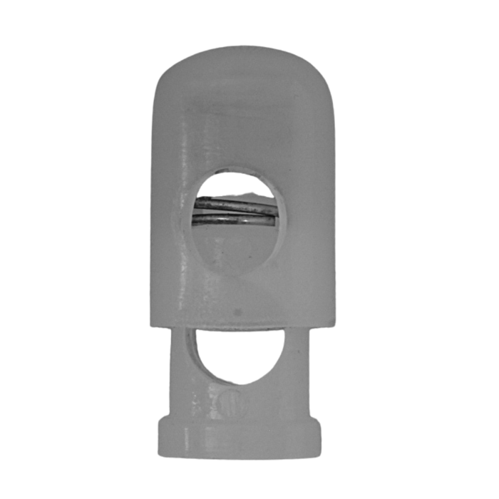 Ahorcador cilíndrico blanco