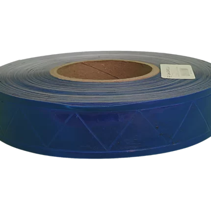 Cinta de PVC reflejante azul