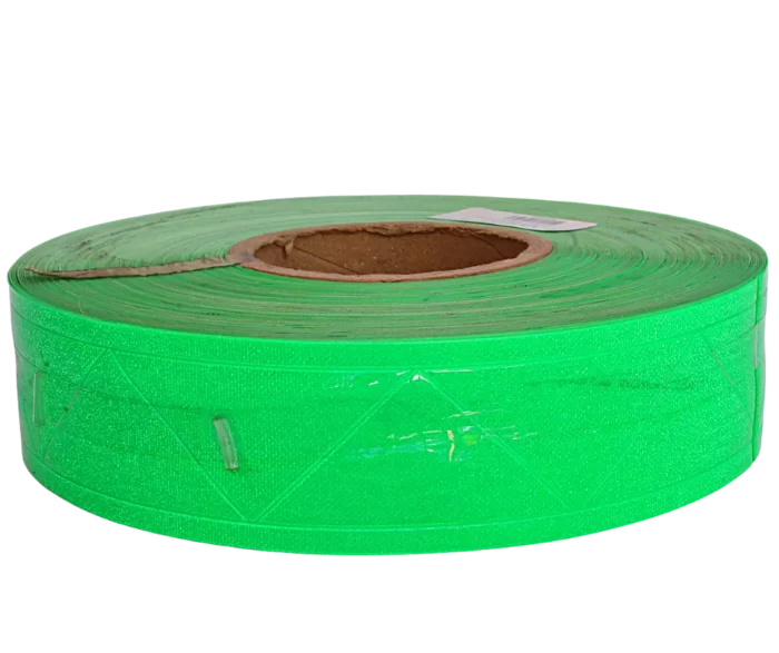 Cinta de PVC reflejante verde