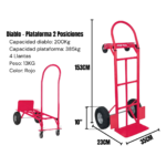 Diablito o Plataforma Dos en Uno