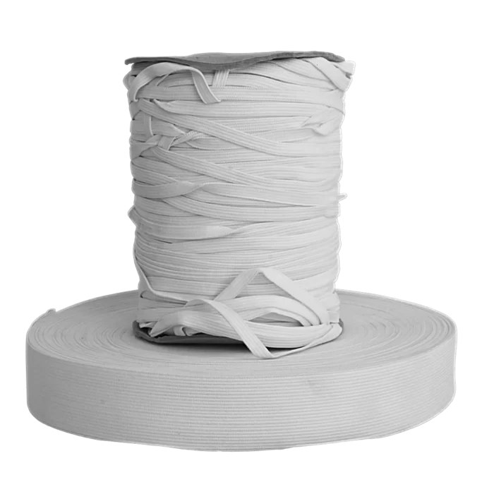 Elástico crochet blanco