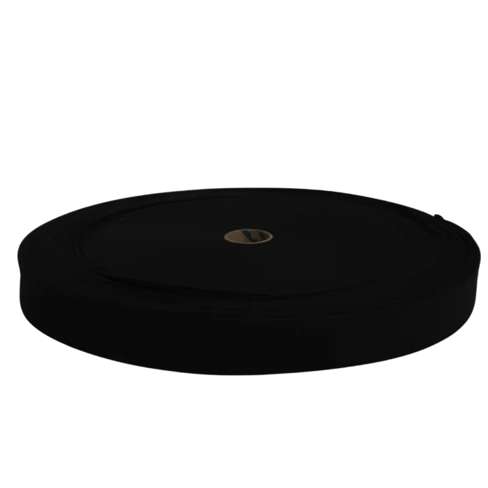 Elástico crochet negro ancho