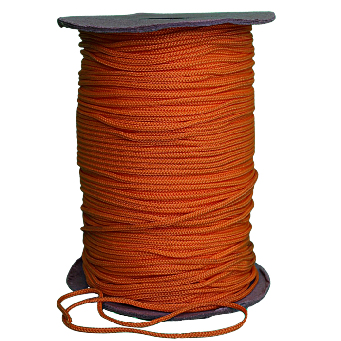Macramé extra delgado naranja
