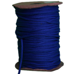 Macramé extra grueso azul