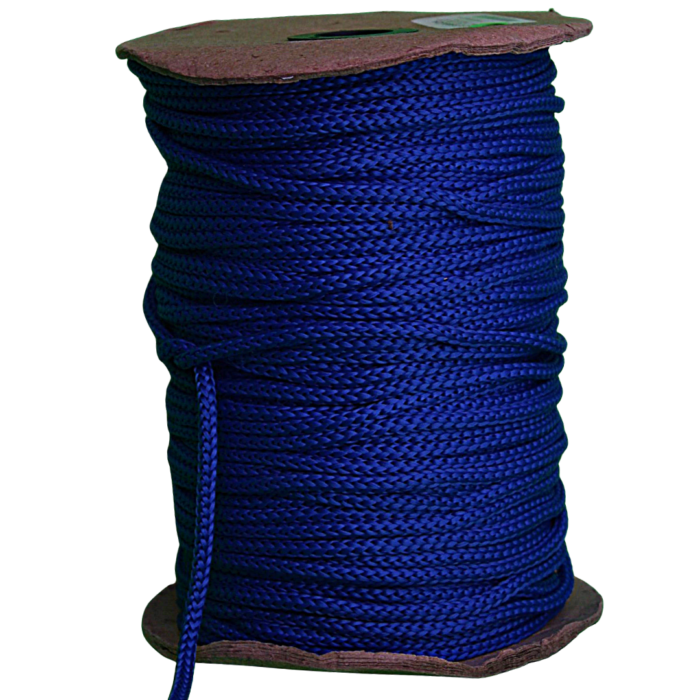 Macramé extra grueso azul