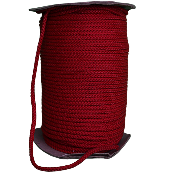 Macramé extra grueso rojo