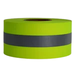 cinta reflejante combinada amarillo con gris