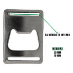 Destapador para Lanyard medidas