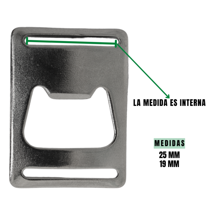 Destapador para Lanyard medidas