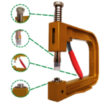 Máquina remachadora de perlas detalles