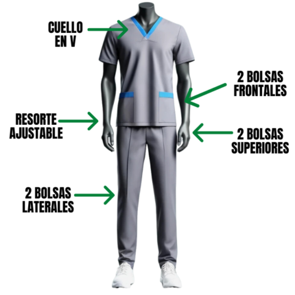 Uniforme Gris especificaciones