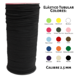 Elástico Tubular 2.5mm