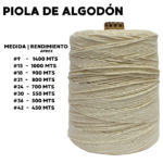 Piola de Algodón