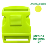 Hebilla de liberación neón 50 mm