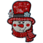 Parche Muñeco de Nieve Peluche