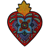 Parche de corazón Rojo
