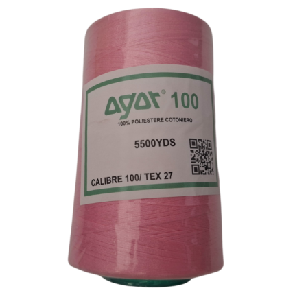 Hilo Italiano 100% Poliéster Rosa